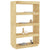 Book Cabinet/Room Divider 80x35x135 cm Solid Pinewood