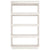 Book Cabinet/Room Divider White 80x35x135 cm Solid Pinewood