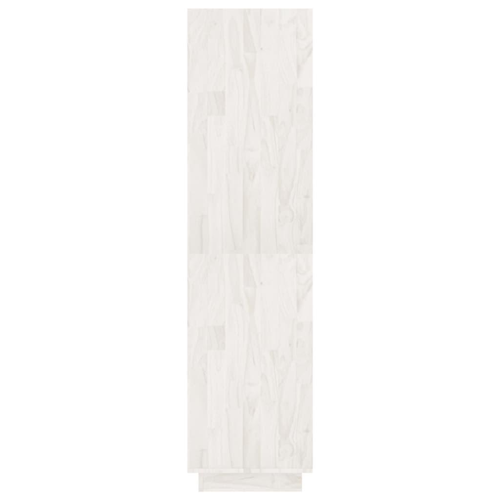 Book Cabinet/Room Divider White 80x35x135 cm Solid Pinewood