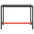 Work Bench Frame Matte Black and Matte Red 110x50x79 cm Metal