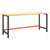 Work Bench Frame Matte Black and Matte Red 180x57x79 cm Metal