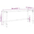 Work Bench Frame Matte Black and Matte Red 180x57x79 cm Metal