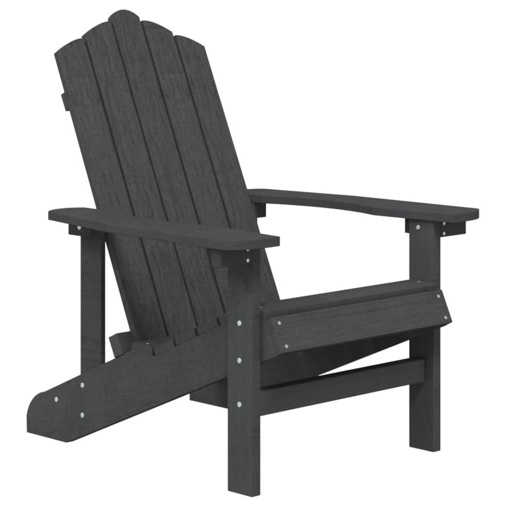 Garden Adirondack Chair HDPE Anthracite