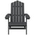 Garden Adirondack Chair HDPE Anthracite