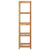 4-Tier Bathroom Storage Rack Solid Wood Teak 42x42x165 cm