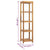 4-Tier Bathroom Storage Rack Solid Wood Teak 42x42x165 cm