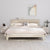 Bedside Cabinets"HAMAR"2 pcs White 40x35x44.5 cm Solid Wood
