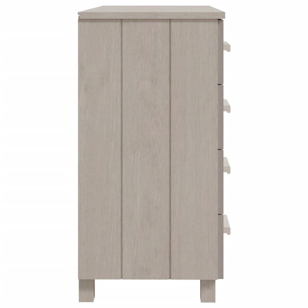 Sideboard White 79x40x80 cm Solid Wood Pine