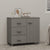 Sideboard Light Grey 90x40x80 cm Solid Wood Pine