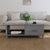 Coffee Table Dark Grey 100x55x35 cm Solid Wood Pine