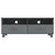 TV Cabinet "HAMAR" Dark Grey 106x40x40 cm Solid Wood Pine