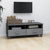 TV Cabinet "HAMAR" Dark Grey 106x40x40 cm Solid Wood Pine