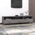 TV Cabinet "HAMAR" Light  Grey 158x40x40 cm Solid Wood Pine