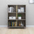 Book Cabinet Light Grey 85x35x112 cm Solid Wood Pine