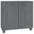 Sideboard "HAMAR" Dark Grey 85x35x80 cm Solid Wood Pine