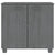 Sideboard "HAMAR" Dark Grey 85x35x80 cm Solid Wood Pine