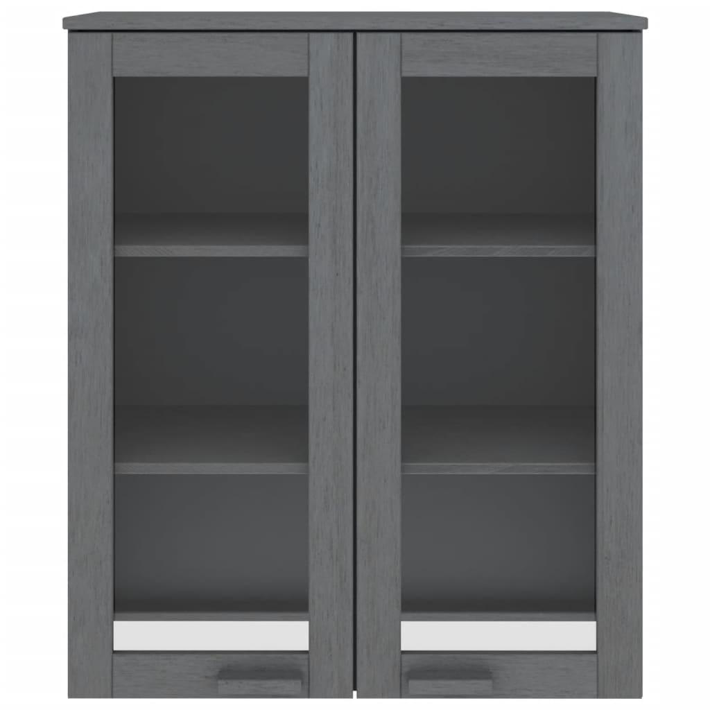 Top for Highboard"HAMAR" Dark Grey 85x35x100cm Solid Wood Pine