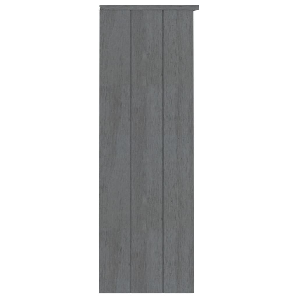 Top for Highboard"HAMAR" Dark Grey 85x35x100cm Solid Wood Pine