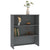 Top for Highboard"HAMAR" Dark Grey 85x35x100cm Solid Wood Pine