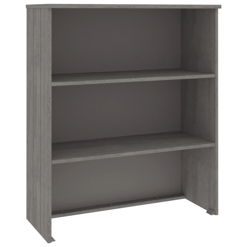 Top for Highboard"HAMAR" Light Grey 85x35x100cm Solid Wood Pine