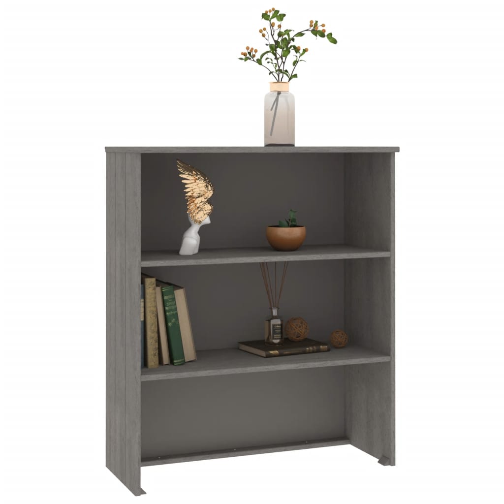 Top for Highboard"HAMAR" Light Grey 85x35x100cm Solid Wood Pine