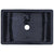 Bathroom Vanity Cabinet with Black Marble Sinks Solid Wood Teak