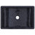 Bathroom Vanity Cabinet with Black Marble Sinks Solid Wood Teak