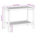 Bathroom Side Table 60x30x45 cm Solid Wood Teak