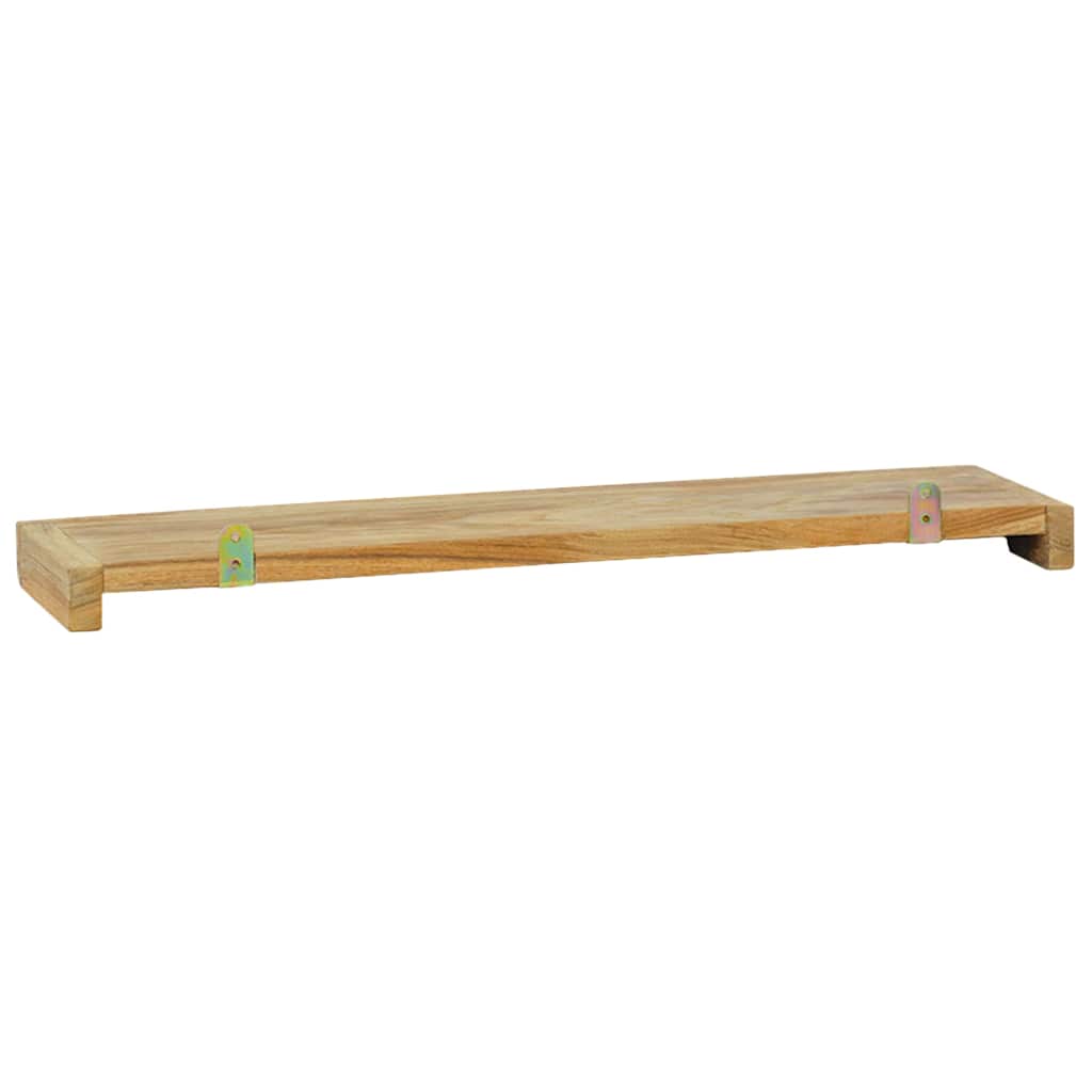 Wall Shelves 2 pcs 60x15x4 cm Solid Wood Teak