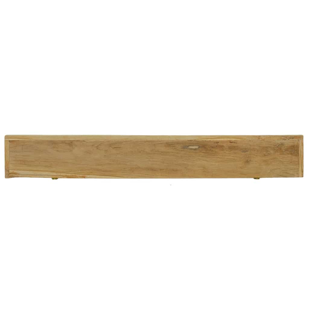 Wall Shelves 2 pcs 110x15x4 cm Solid Wood Teak