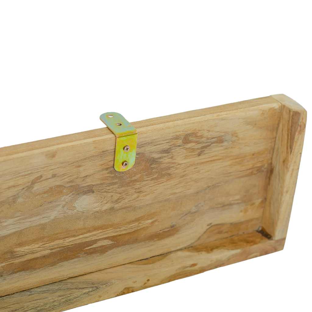 Wall Shelves 2 pcs 110x15x4 cm Solid Wood Teak