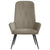 Relaxing Chair Light Grey Velvet