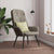 Relaxing Chair Light Grey Velvet