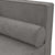 Chaise Lounge with Cushions and Bolster Light Grey Velvet