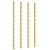 Wall Mounted Wine Rack for 12 Bottles 2 pcs Gold Iron