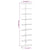 Wall-mounted Wine Rack for 9 Bottles Gold Iron
