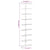 Wall-mounted Wine Rack for 9 Bottles 2 pcs Gold Iron