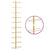 Wall-mounted Wine Rack for 10 Bottles Gold Metal