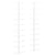 Wall-mounted Wine Rack for 10 Bottles 2 pcs White Metal