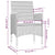 3 Piece Outdoor Dining Set with Cushions Poly Rattan Grey