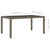 5 Piece Outdoor Dining Set with Cushions Poly Rattan Grey