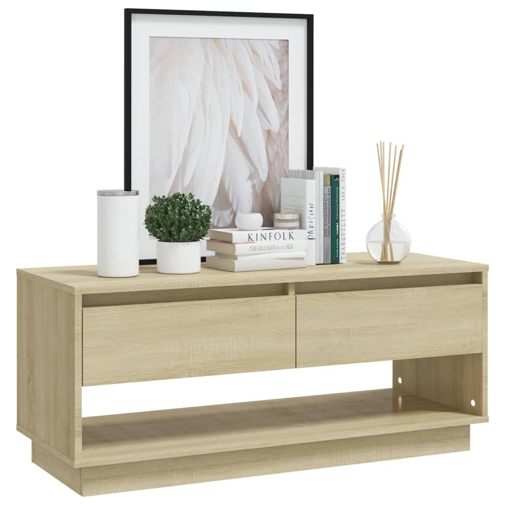 TV Cabinet Sonoma Oak 102x41x44 cm Engineered Wood