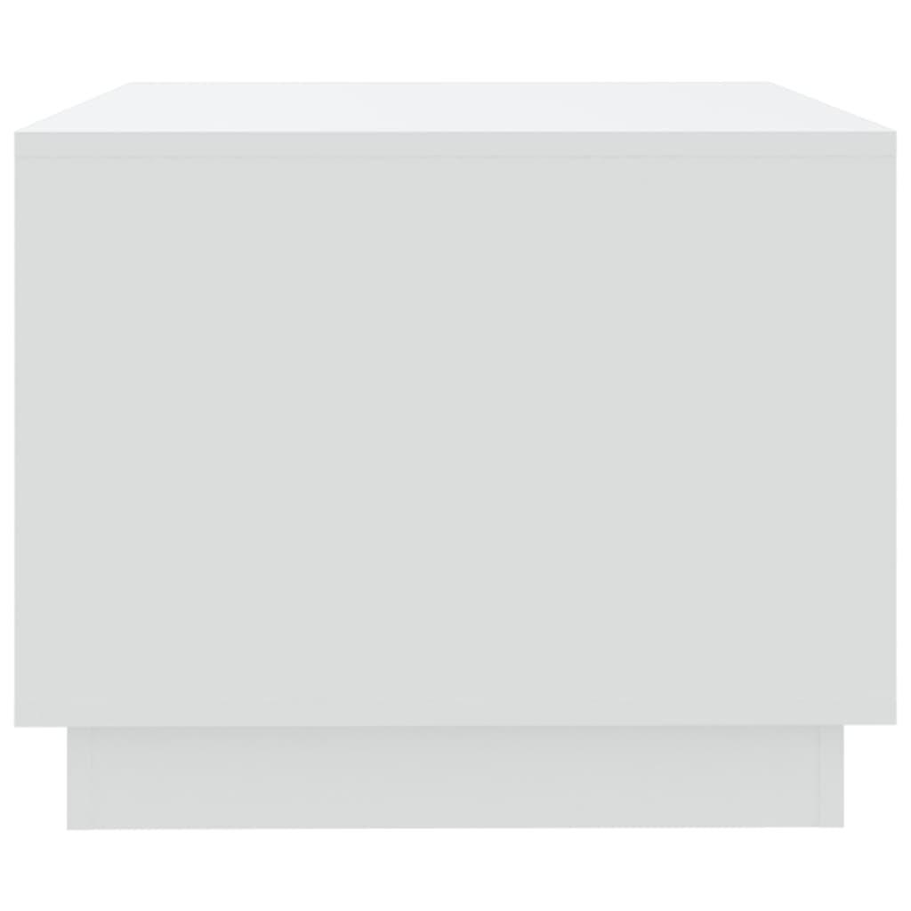 Coffee Table White 102.5x55x44 cm Engineered Wood