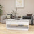 Coffee Table White 102.5x55x44 cm Engineered Wood