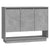 Sideboard Concrete Grey 97x31x75 cm Engineered Wood