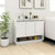 Sideboard High Gloss White 97x31x75 cm Engineered Wood