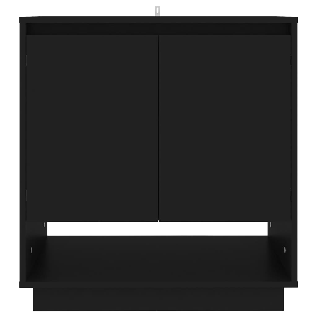 Sideboard Black 70x41x75 cm Engineered Wood