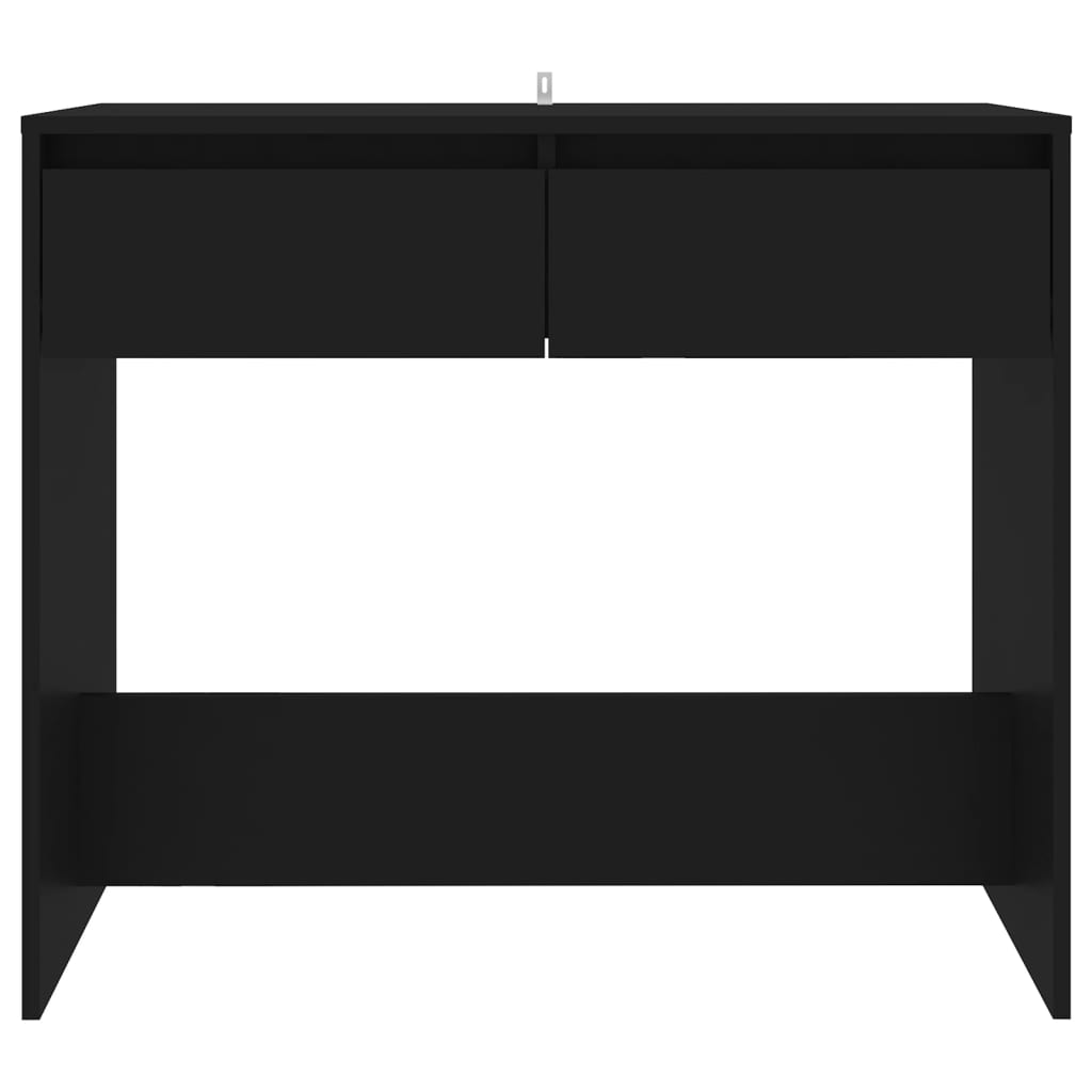 Console Table Black 89x41x76.5 cm Engineered Wood