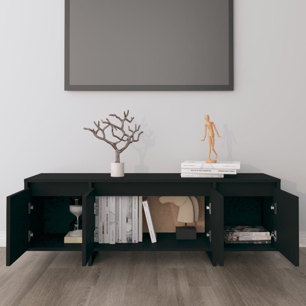 TV Cabinet Black 120x30x40.5 cm Engineered Wood