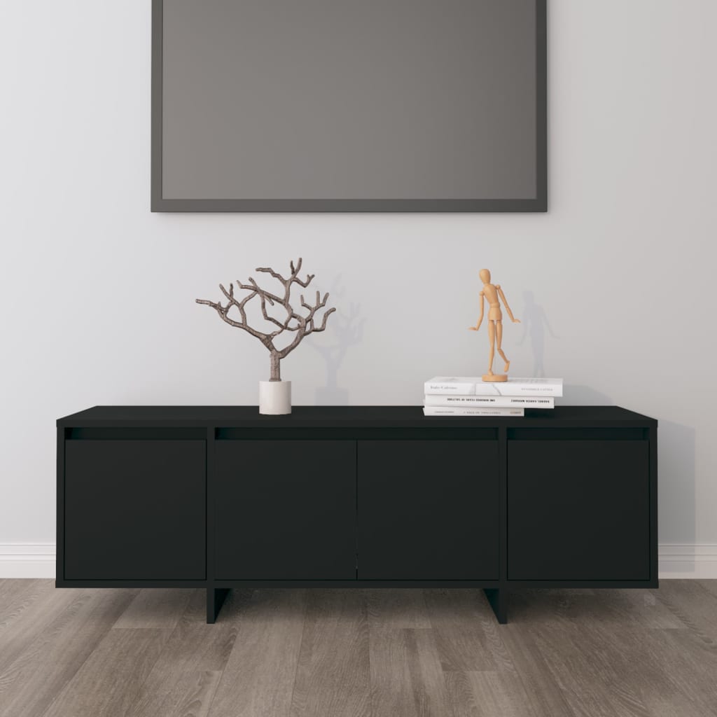 TV Cabinet Black 120x30x40.5 cm Engineered Wood